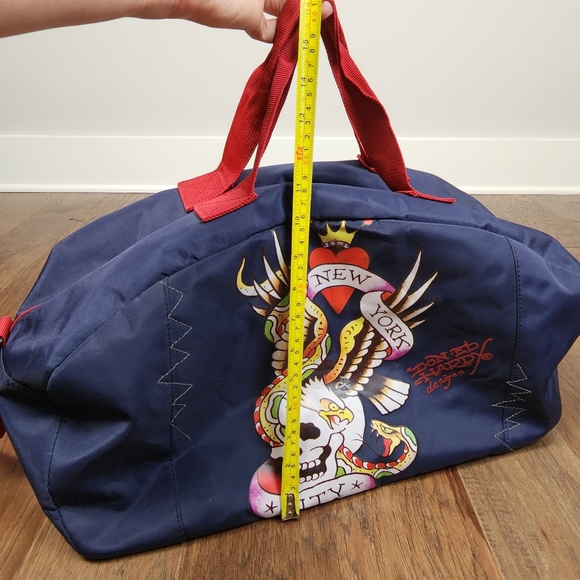 ED HARDY NYC winged skull duffle bag - Picture 6 of 11